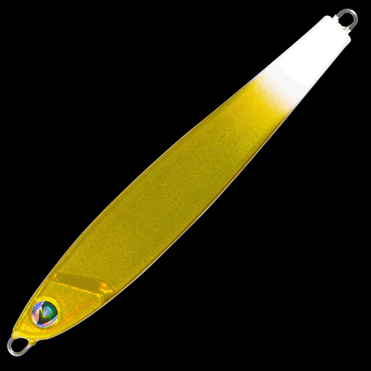 Valleyhill DRAGON Q METAL FLAT 130g 115mm : 130g #17 TANSAI GOLD / GLOW TAIL