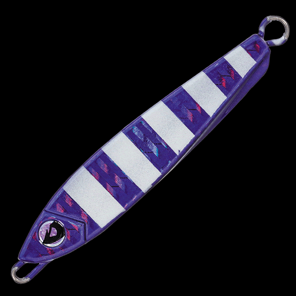 Valleyhill DRAGON Q METAL TG 120g 82mm : 120g #6 PURPLE / ZEBRA GLOW saltwater fishing lure