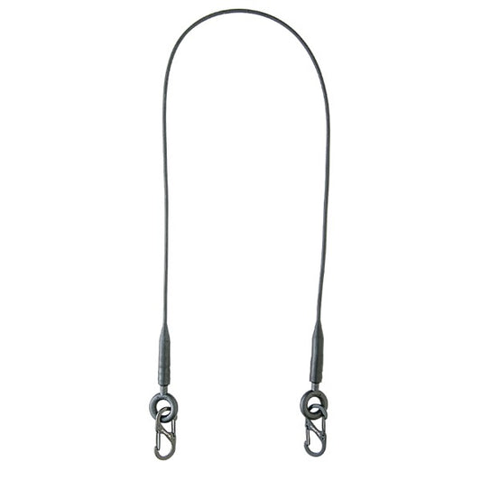 Valleyhill SILICONE CORD + SHRUNK LENGTH: APPROX. 55 CM BLACK