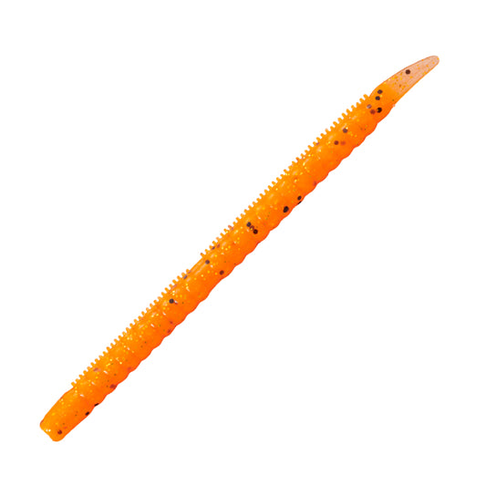 Valleyhill WORM DAMA TRAILER KINCOO 4.8" (6 pcs/pack) 09 ORANGE/BLACK GREEN GLITTER
