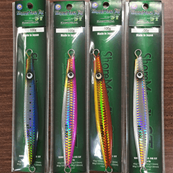KAMIWAZA SHOREMASA JIG ST 100g 130mm 03 AKAKIN - Britannic Trade