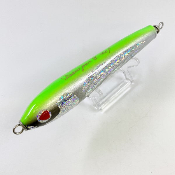 KAMIWAZA DECO PEN ll 140F 140mm : 30g (W/OUT HOOK) Floating 213 KK LIME GREEN saltwater fishing lure