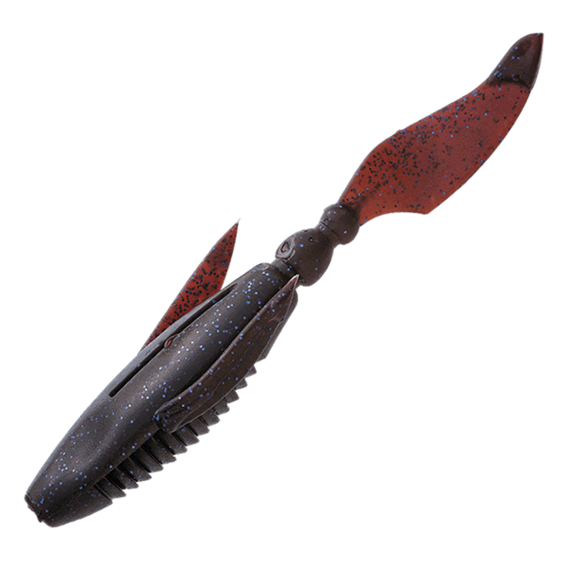 Whiplash Factory MURDEROUS BUG 4.5inch : 10.5g (6 pcs/pack) 05 SUKAPPANON-METALLICBACK freshwater fishing lure