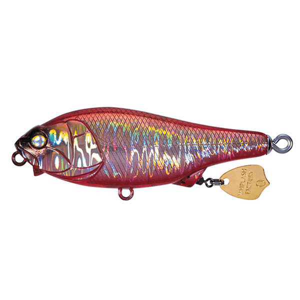 Whiplash Factory FLUTTERIN' WIRE-75F 75mm : 12.1g FS07MGG SHADOW BLOODY SHADOW freshwater fishing lure