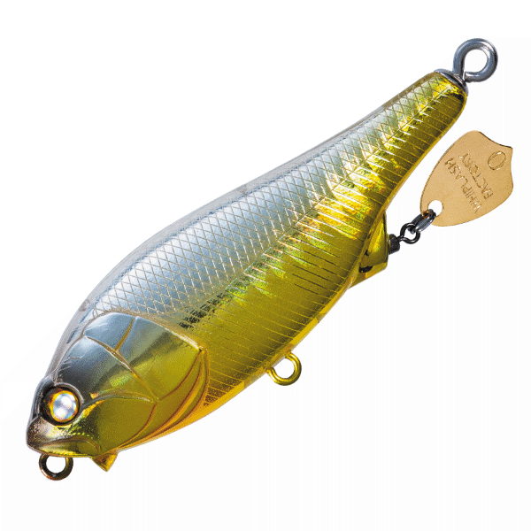 Whiplash Factory FLUTTERIN’WIRE 75F 75mm : 12.1g FS12RHG GOLD BELLY SHINER freshwater fishing lure