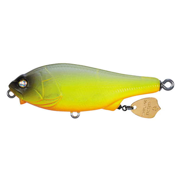 Whiplash Factory FLUTTERIN' WIRE-75FP 75mm : 12.3g F18FLB TRANSBACK CHART freshwater fishing lure