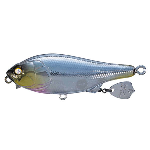 Whiplash Factory FLUTTERIN' WIRE-75FP 75mm : 12.3g F24HMG HALF MIRROR ASSASSIN freshwater fishing lure