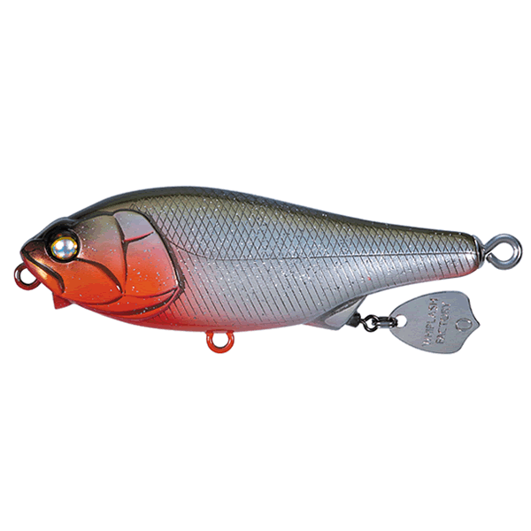 Whiplash Factory FLUTTERIN' WIRE-75FP 75mm : 12.3g F28MMGF PIRANHA VERMELHA freshwater fishing lure