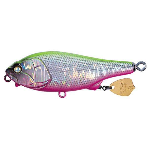 Whiplash Factory FLUTTERIN' WIRE-75S 75mm : 17.9g FS13MGG CHART BACK PINK BELLY freshwater fishing lure