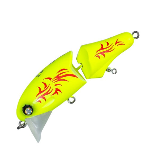 Whiplash Factory LET IT ROLL 81.7mm 18.6g Floating LR1005MFLB MATTE LEMON FIRE WING