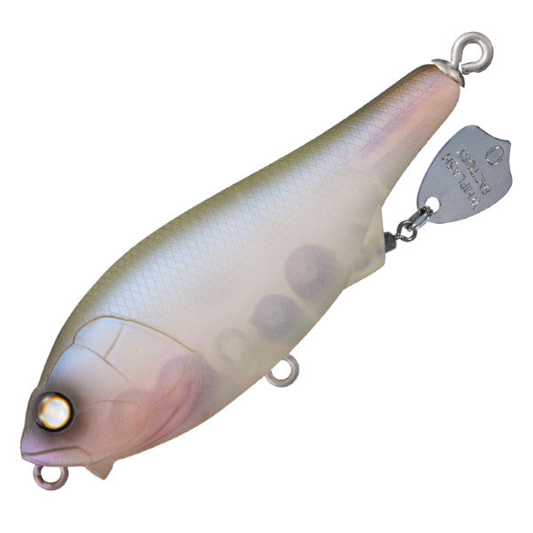 Whiplash Factory FLUTTERIN WIRE 75FP (Overseas col) 75mm 12.3g Single Swisher FU402MPLG MAT GHOST MINNOW freshwater fishing lure