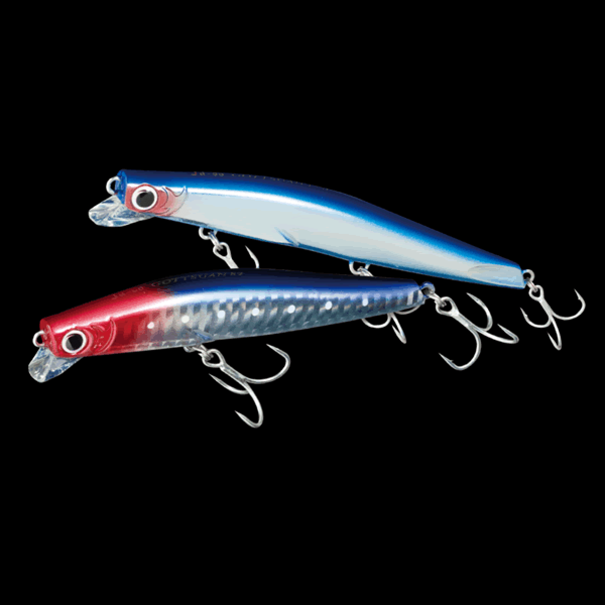 Ja-Do GOTTSUAN MINNOW 89F 89mm : 8g FLOATING 17 BORA GLOW - Britannic Trade