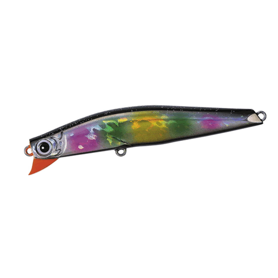 Ja-Do GOTTSUAN MINNOW 89F 89mm : 8g FLOATING 26 BLACK AURORA RAINBOW saltwater fishing lure