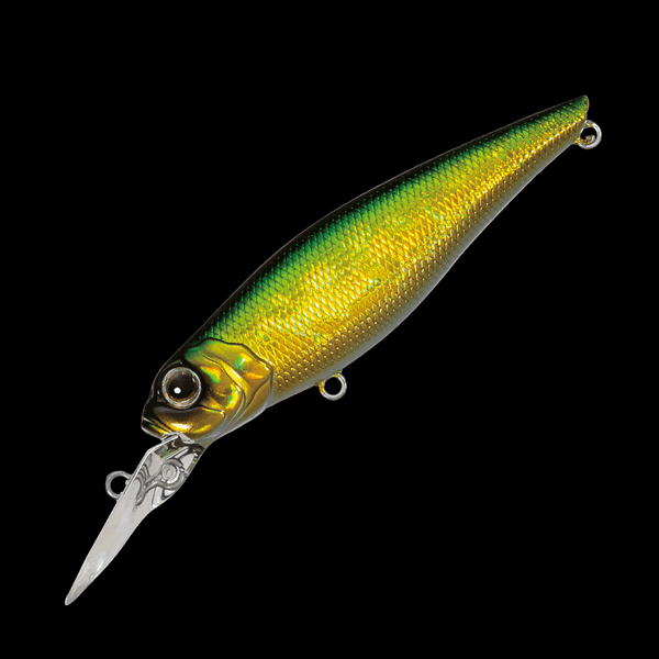 Valleyhill AIR DEEP 67S 67mm : 7g DP24 GREEN GOLD II saltwater fishing lure