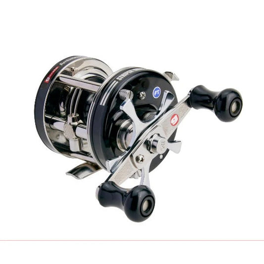 Abu Garcia Ambassadeur 5000 Ambassadeur 5501 Factory Tuned Striper Black Left Hand — product photo