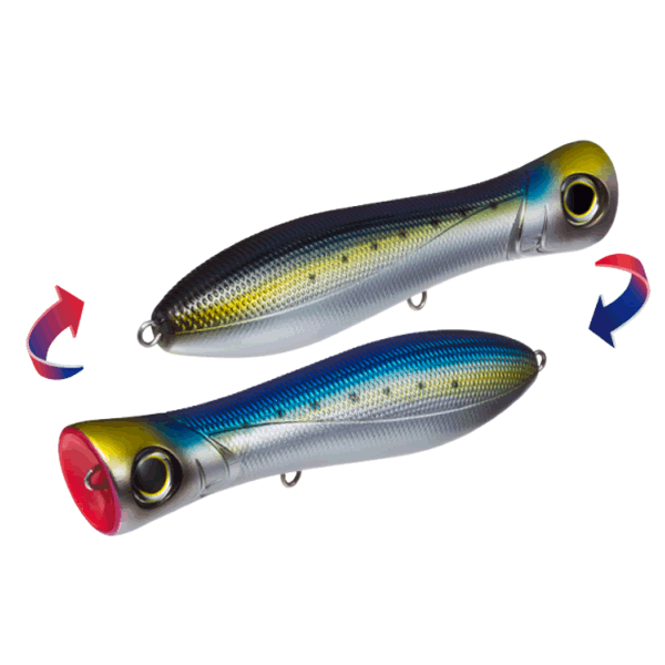 DUEL YO-ZURI BULL POP (F) 150 150mm : 70g FLOATING R1154-CIW-SARDINE