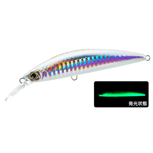 DUEL HARDCORE HEAVY MINNOW (S) 110mm 110mm : 37g SINKING 14 HLKI SHIROGISU GLOW BERRY