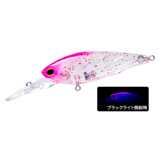 DUEL HARDCORE LG SHAD (S) 50 50mm : 4.5g SINKING CAY PINK RED GLITTER F1204-KPRG