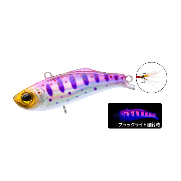 DUEL HARDCORE TROUT BOTTOM SKIP 40S 40mm : 4g F1264-HKVY HKVY