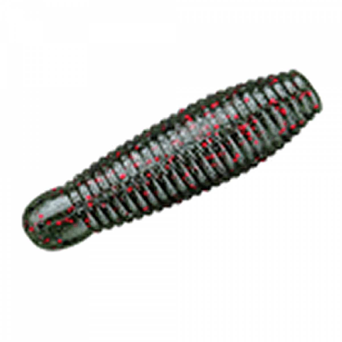 Gary YAMAMOTO IMO GRUB 60 60mm 8.5g (10 pcs/pack) 208 WATER MELON / BLACK & SMALL RED FLAKE