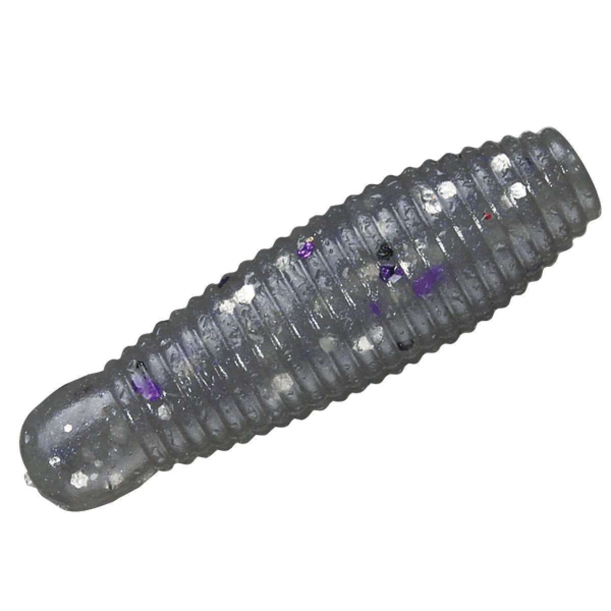 Gary YAMAMOTO IMO GRUB 60 30mm (10 pcs/pack) # 359 SMOKE BLUE PEARL/SILVER & PURPLE FLAKE