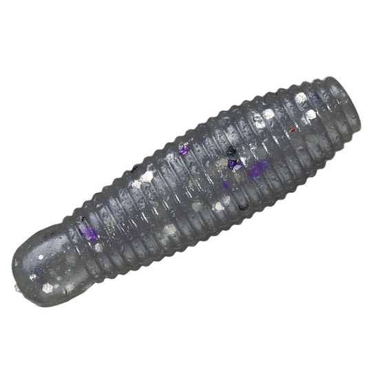 Gary YAMAMOTO IMO GRUB 60 30mm (10 pcs/pack) # 359 SMOKE BLUE PEARL/SILVER & PURPLE FLAKE