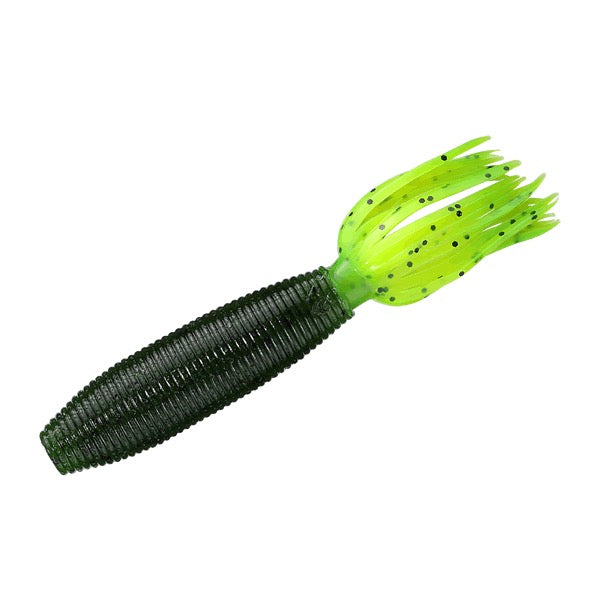 Gary YAMAMOTO FAT IKA 100mm 194-156 WATERMELON PEPPER / CHARTREUSE PEPPER