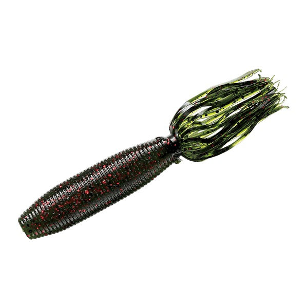 Gary YAMAMOTO FAT IKA 100mm 208 WATERMELON / BLACK ＆ SMALL RED FLAKE