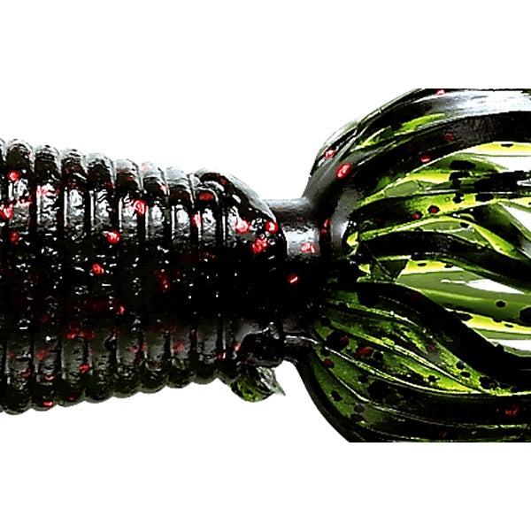 Gary YAMAMOTO BABY FAT IKA 80mm 208 WATERMELON / BLACK & SMALL RED FLAKE