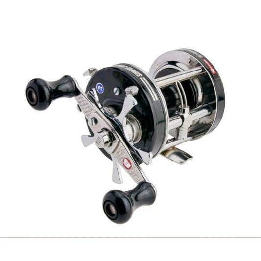 Abu Garcia Ambassadeur 6000 Ambassadeur 6500 Factory Tuned Striper Black Right Hand — product photo
