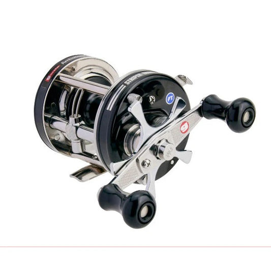 Abu Garcia Ambassadeur 6000 Ambassadeur 6501 Factory Tuned Striper Black Left Hand — product photo