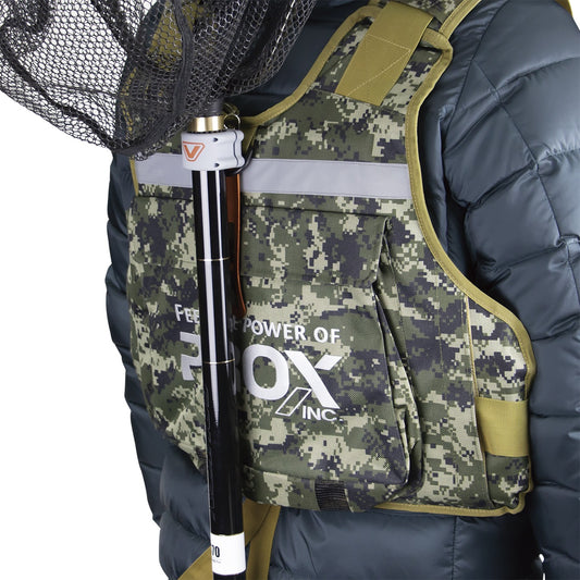 PROX Tamo Holder Light Plus in use on a fishing vest